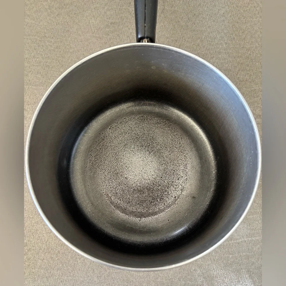 Revere Ware 1801 Copper Bottom 1.5 Qt Sauce Pan Pre-1968 Double Ring With Lid